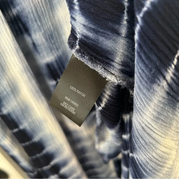 Torrid Blue Gauze Cover Up, 1X/2X Plus - Picture 14 of 15